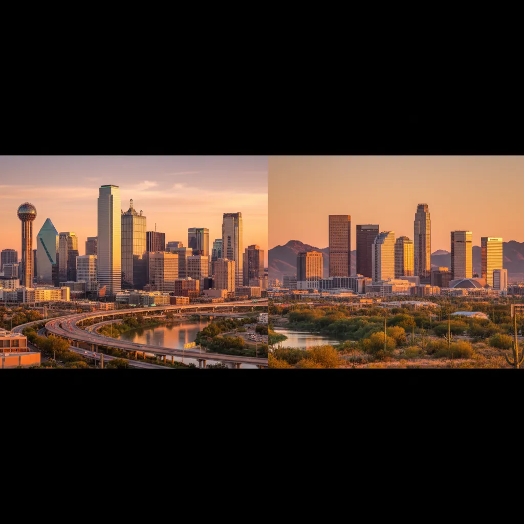 Dallas vs Phoenix comparison — relocating to Texas 2026